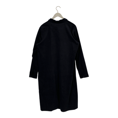 Papu corduroy shirt dress, black | woman XL