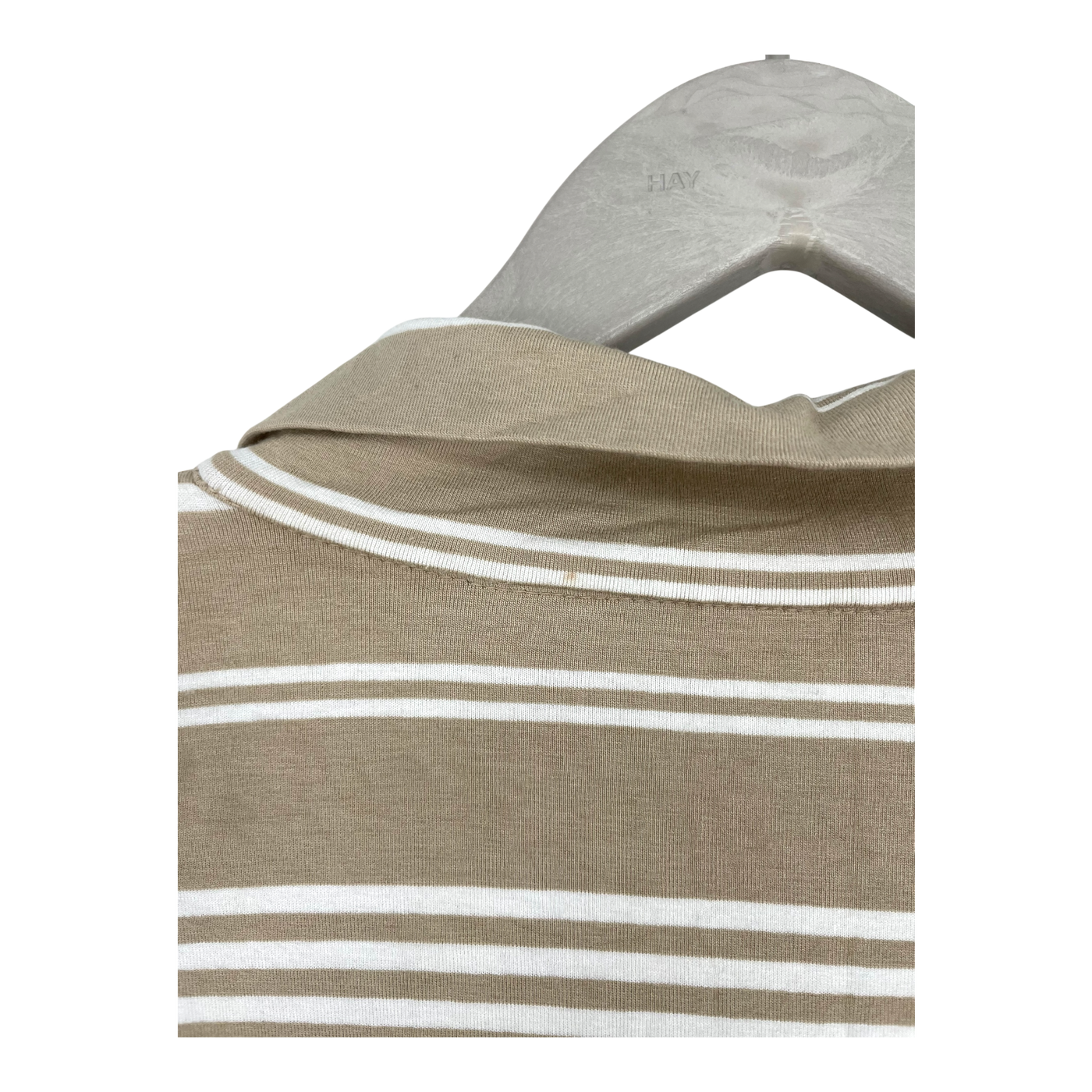 Marimekko tricot button shirt, stripes | woman XL