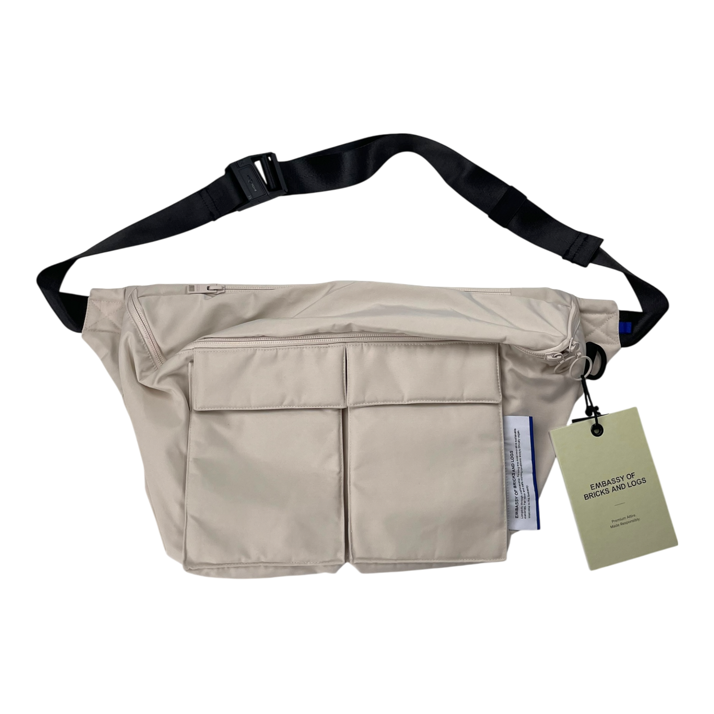 Embassy of Bricks and Logs tuba combat bag, ivory | onesize