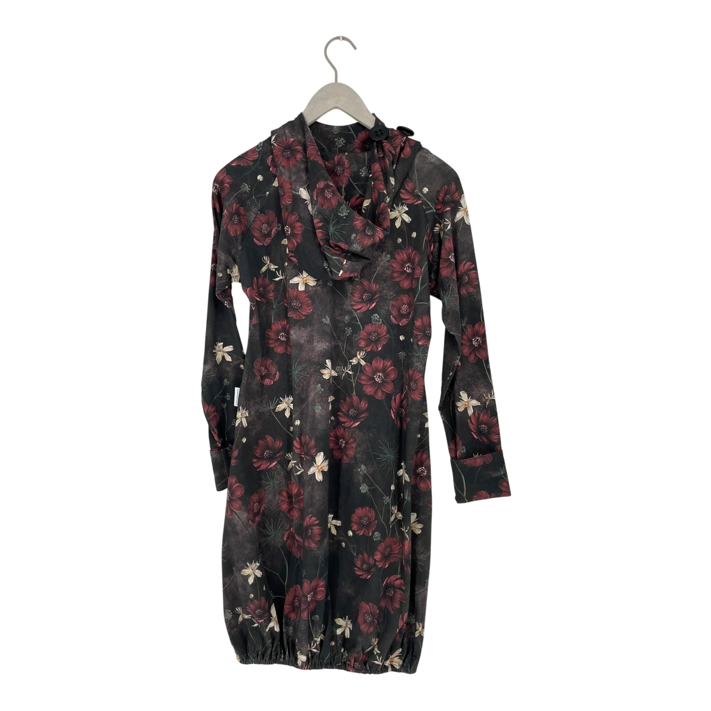 Versonpuoti hooded tunic, flowers | woman M