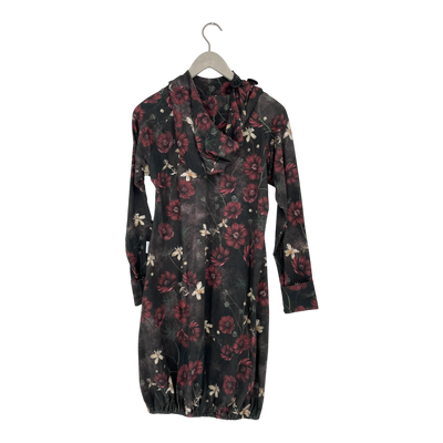 Versonpuoti hooded tunic, flowers | woman M