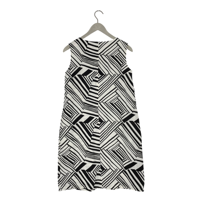 Marimekko aleksandra linen dress, black/white | woman 36