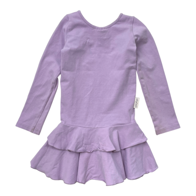 Gugguu frilla dress, lavender | 92cm