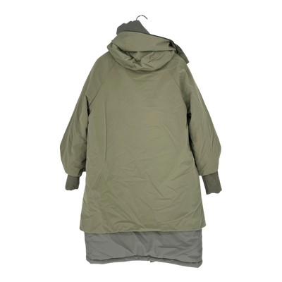 Embassy of Bricks and Logs Selma modular parka, pale olive | woman S
