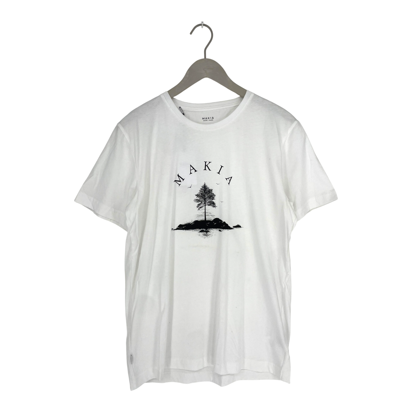 Makia luonto t-shirt, white | man M