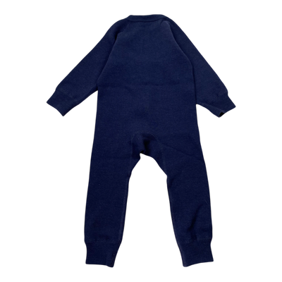 Ruskovilla wool jumpsuit, midnight blue | 90cm