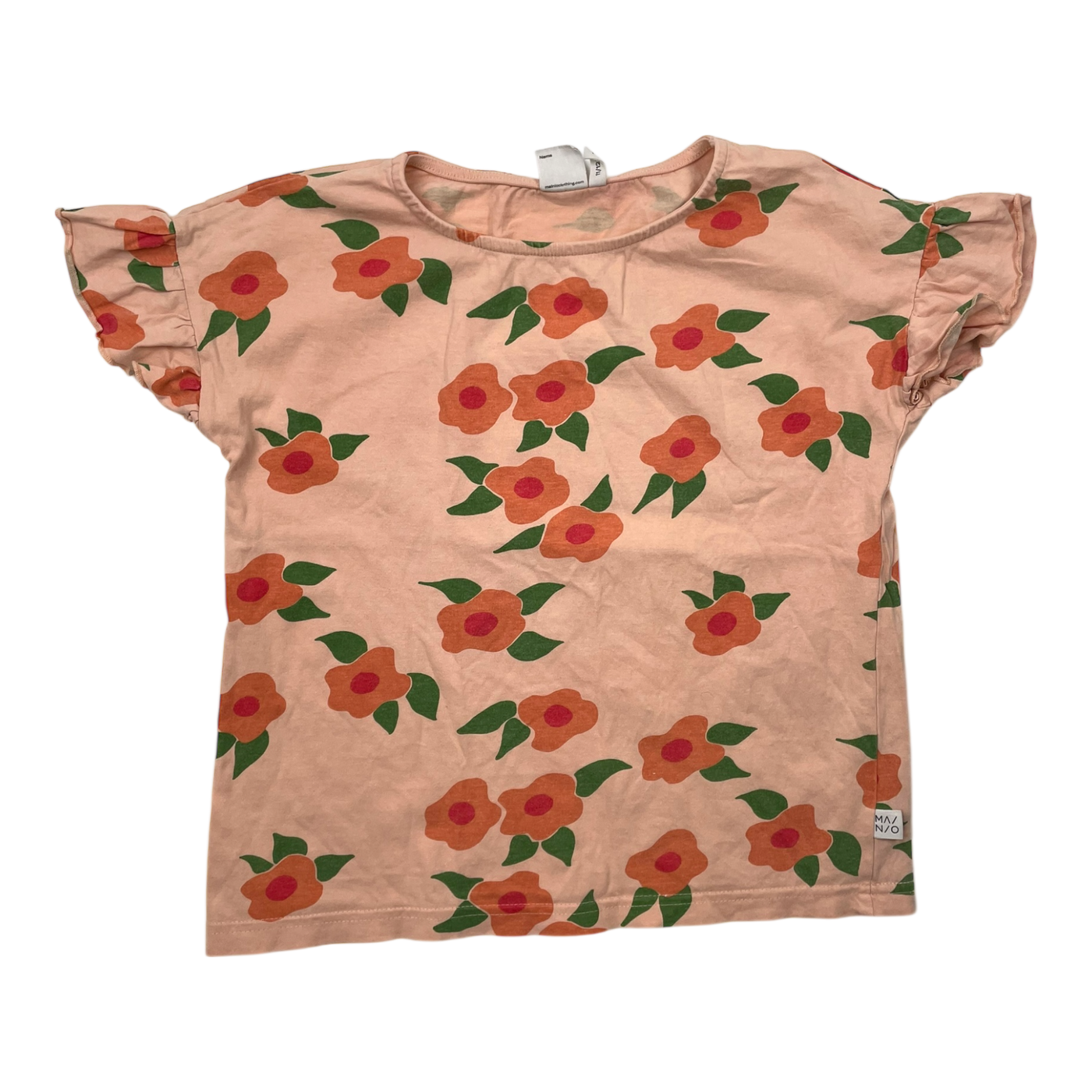 Mainio frilla t-shirt, midsummer rose | 146/152cm