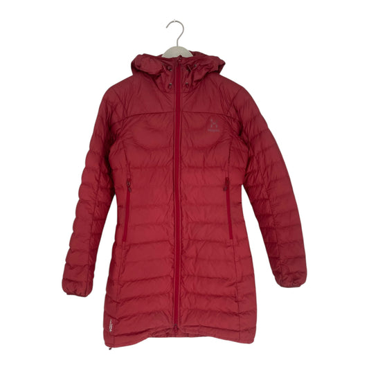Haglöfs chill down parka jacket, red | woman S