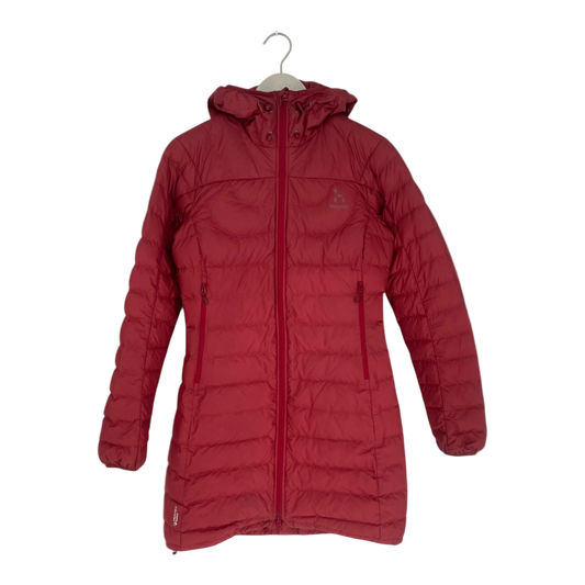 Haglöfs chill down parka jacket, red | woman S