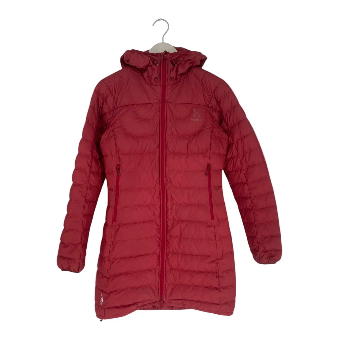Haglöfs chill down parka jacket, red | woman S
