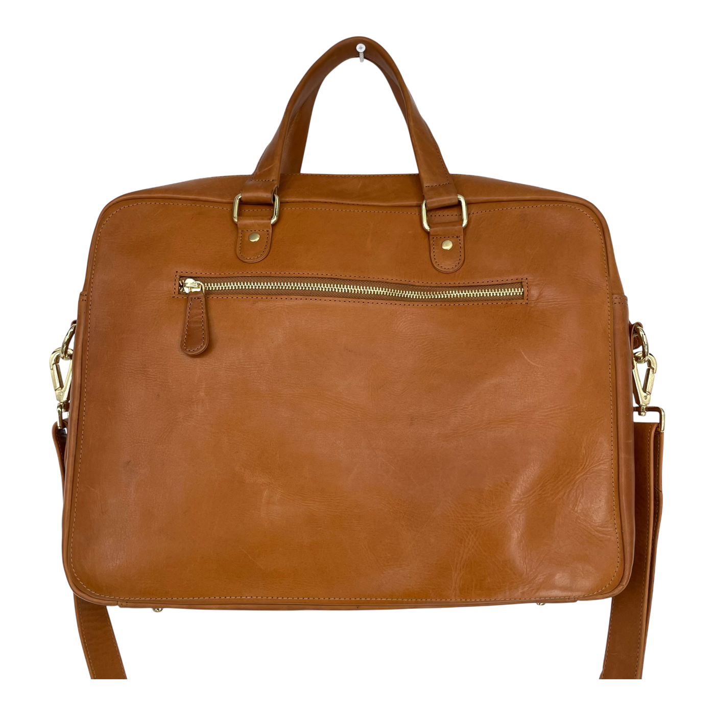 Holzrichter leather breafcase, caramel