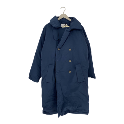 Embassy of Bricks and Logs kingsgate puffer coat, navy blue | woman S