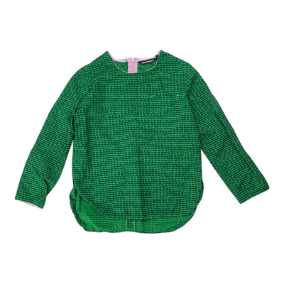 Marimekko woven poma shirt, green / black | 92/98cm