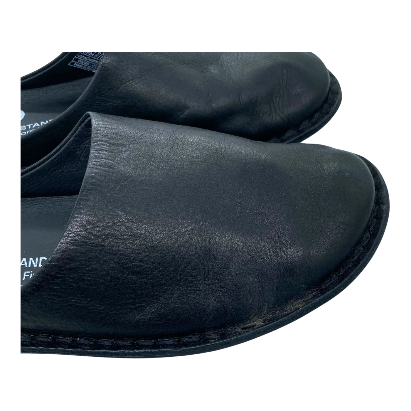 VIBAe Roma leather slippers, preto black | 39