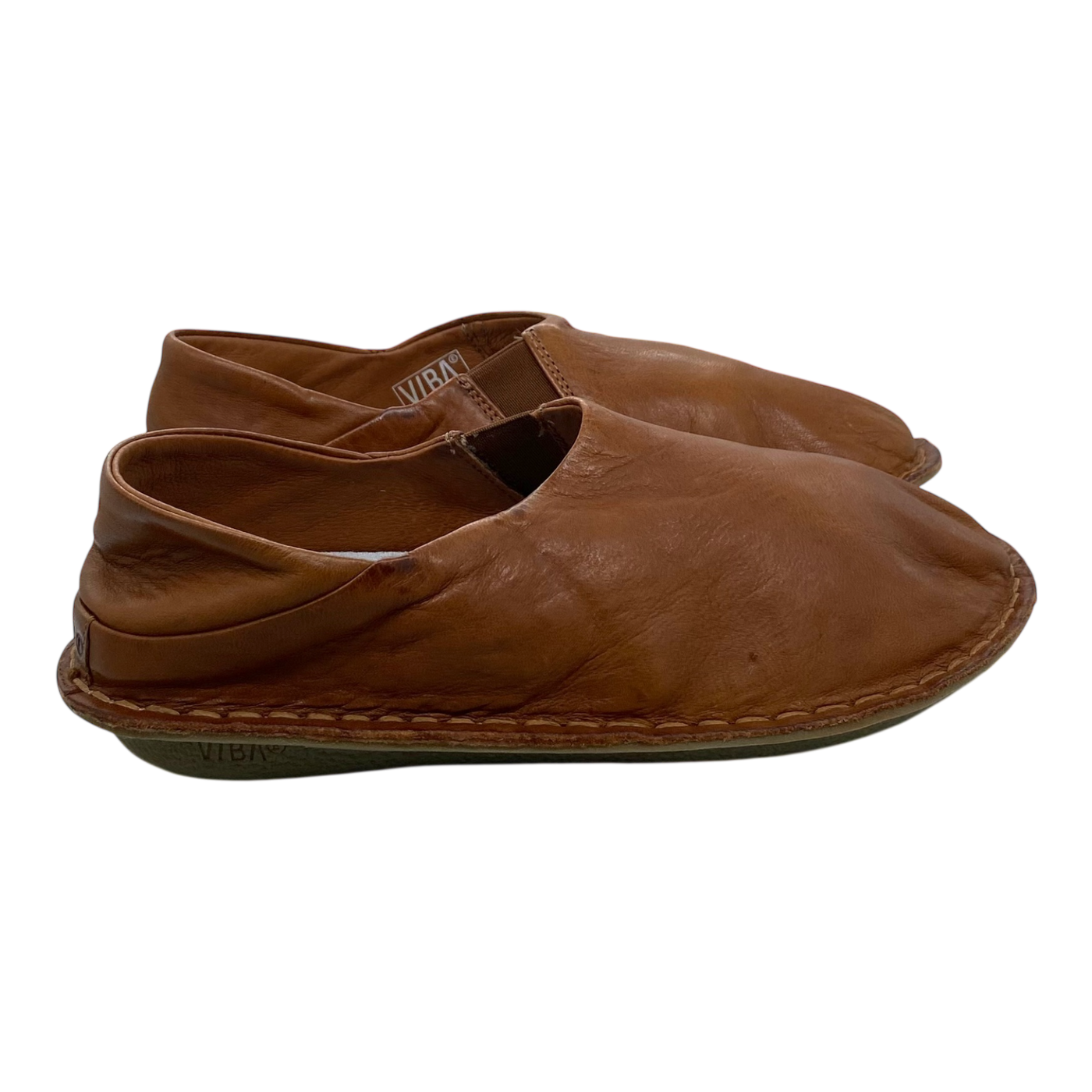 VIBAe Zuma leather shoes, cognac brown | 36
