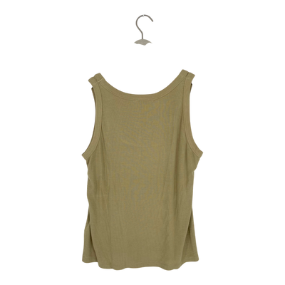 Soft Rebels rib tank top, green | woman XL