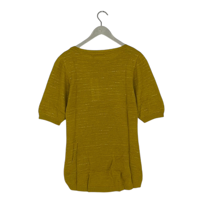 KARINFRAIDENRAIJ vero knitted t-shirt, yellow | woman L