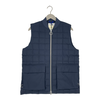 Embassy of Bricks and Logs whitton vest, dark navy | unisex L