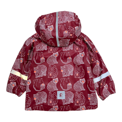 Reima vesi rain jacket, bears | 86cm
