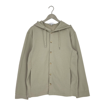 Makia jacket hoodie, almond | unisex M