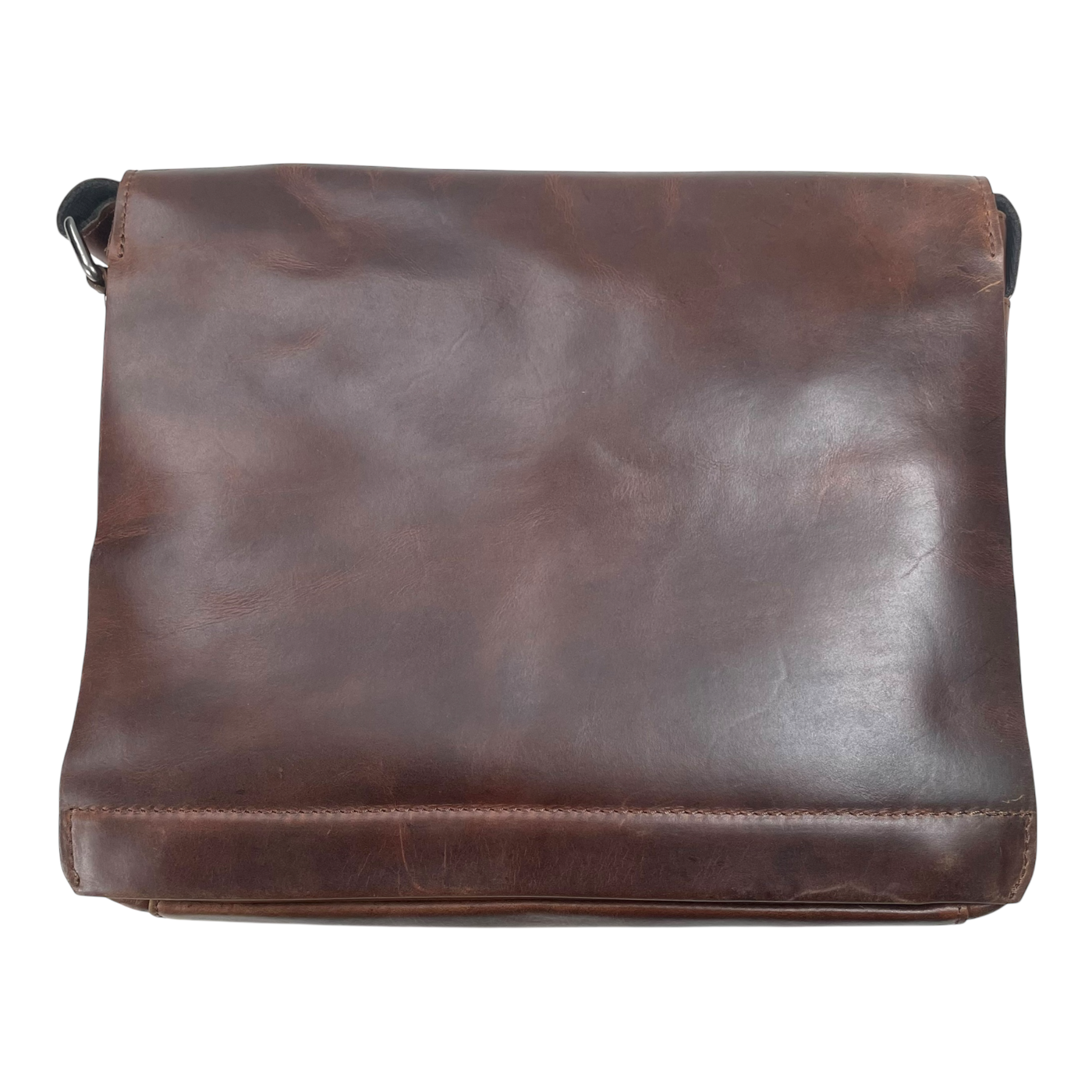 Harold's Bags leather campo messenger bag M, dark brown