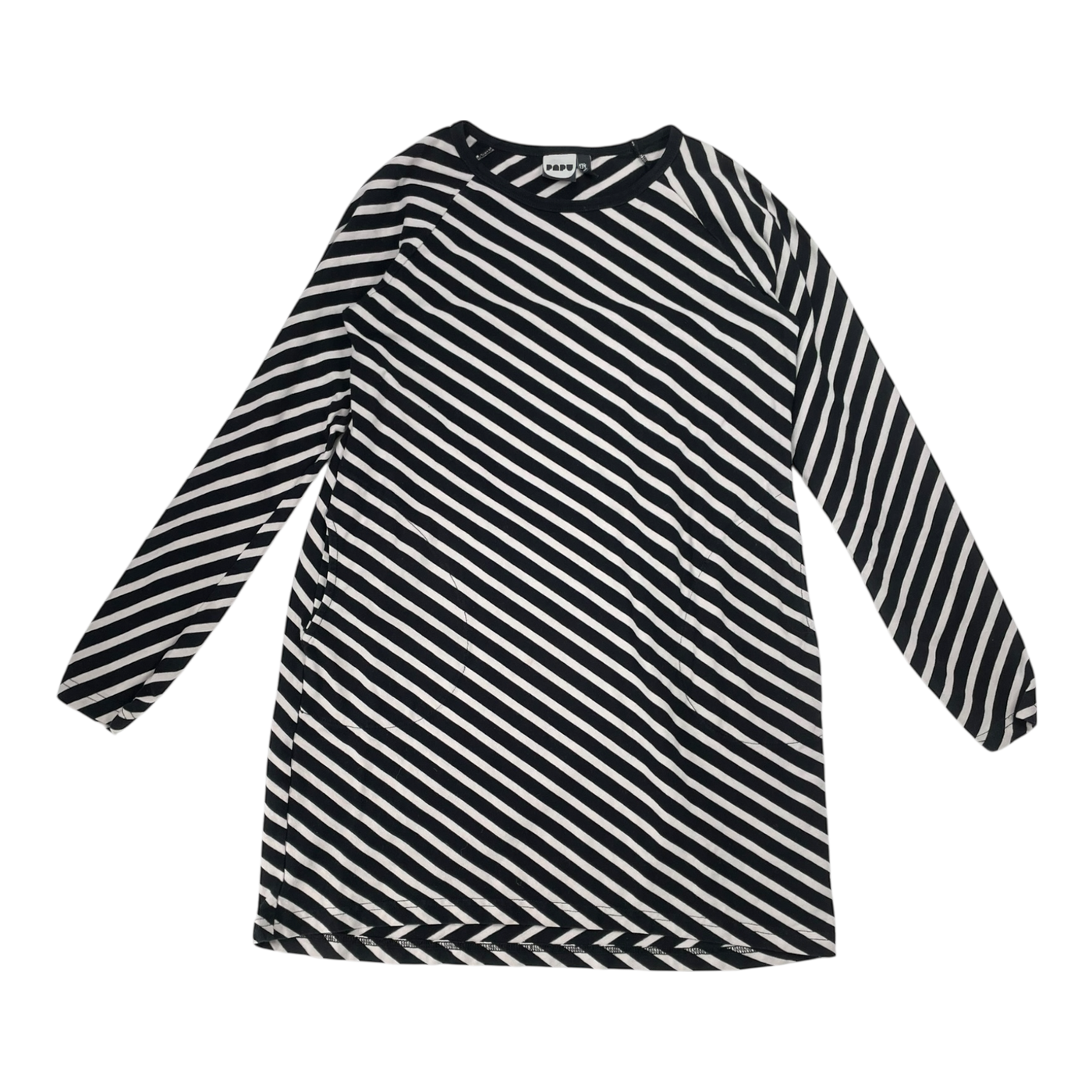 Papu tricot dress, stripes | 134/140cm