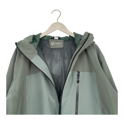 Halti vega shell jacket, moss green | man 3XL