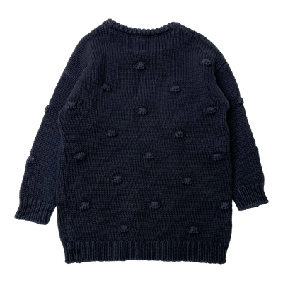 Aarre bubble sweater, black | 110/116cm