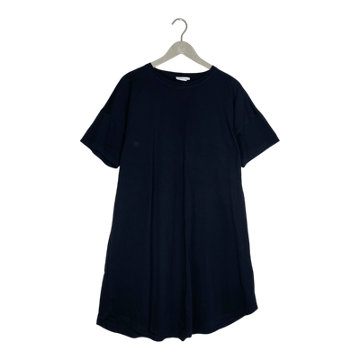 Riva clothing muisto t-shirt dress, black | woman XL