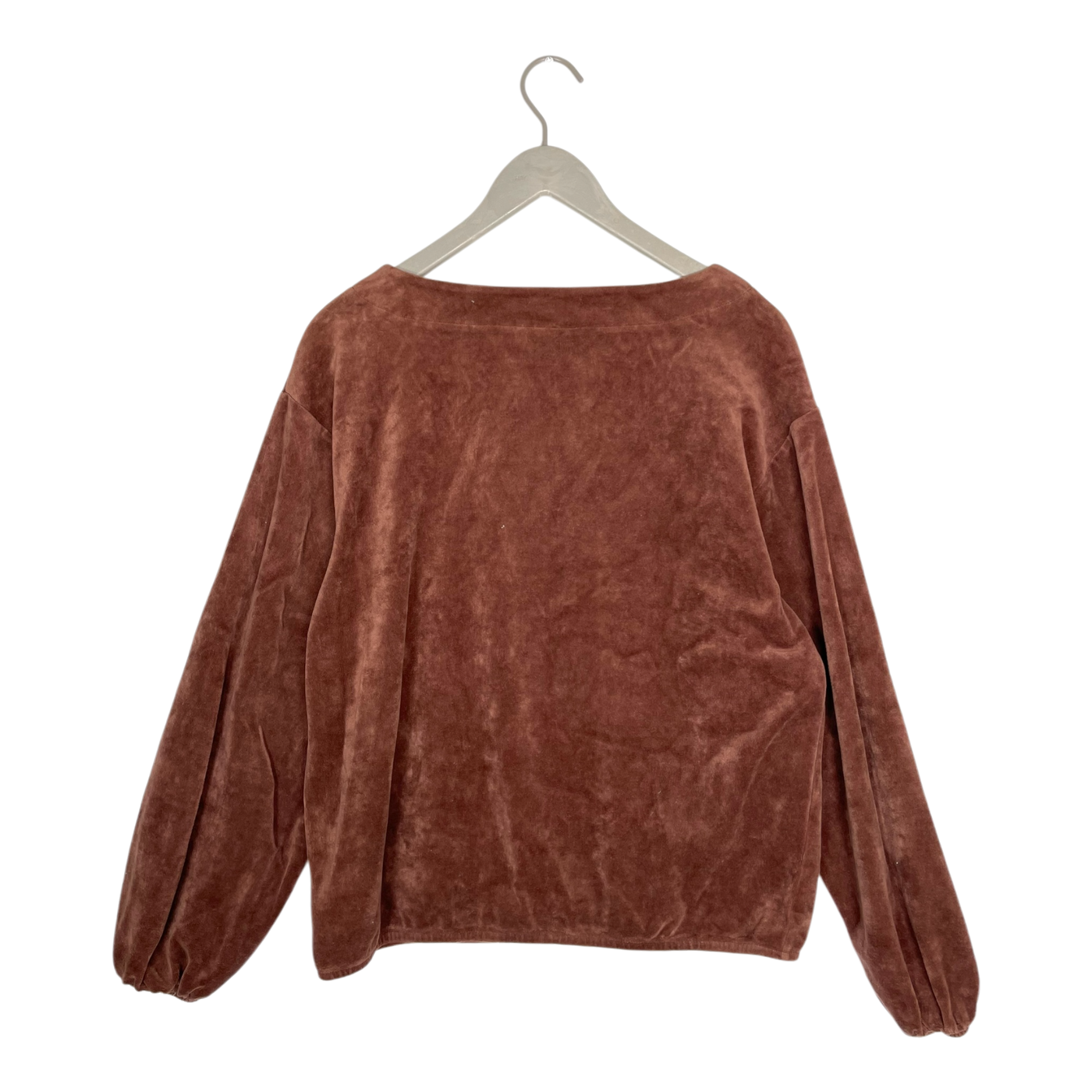 Mainio velour shirt, brown | woman S/M