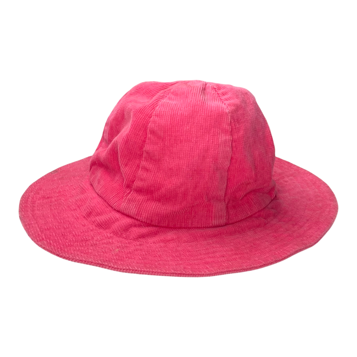 Metsola corduroy summer hat, raspberry | 50/52cm