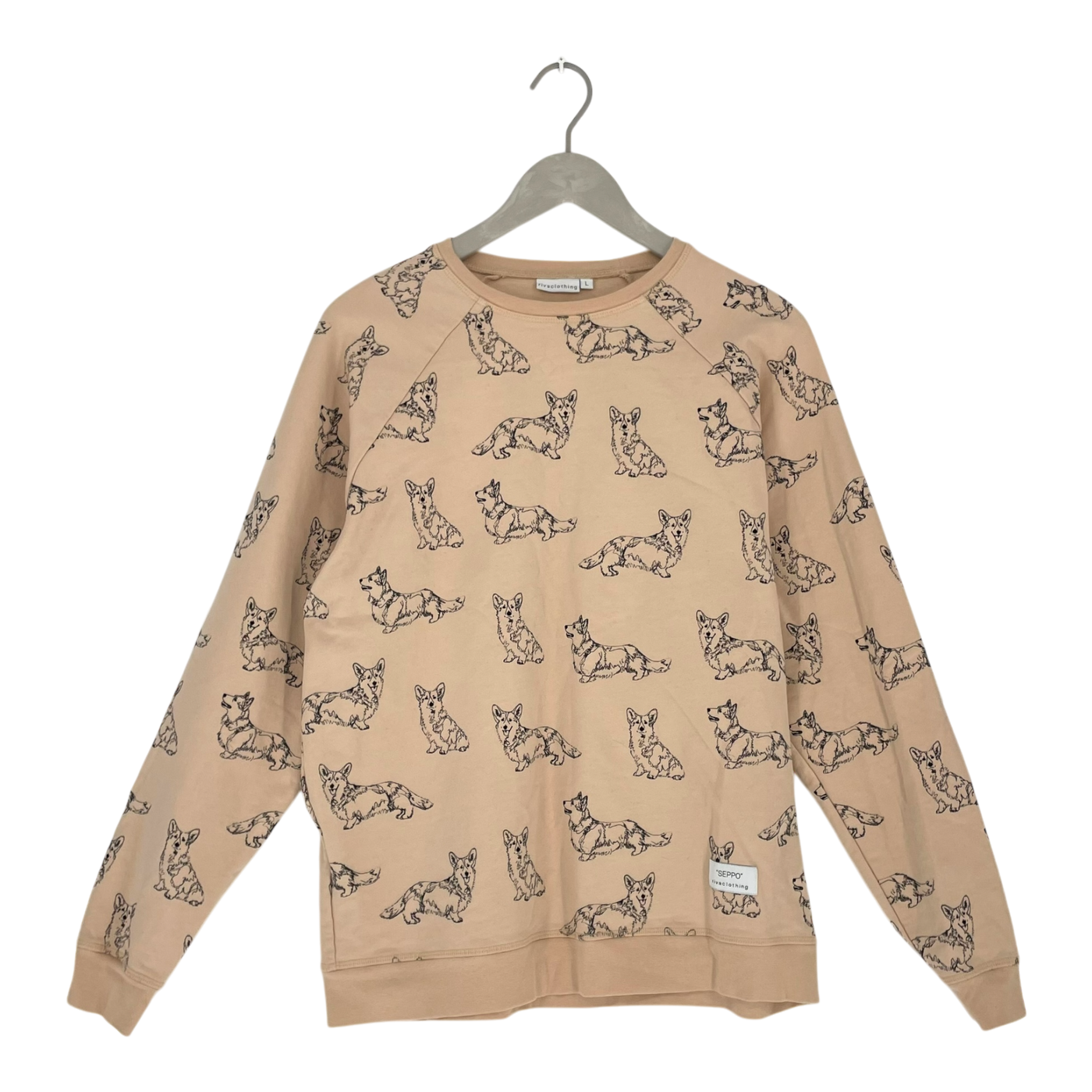 Riva Clothing sweatshirt, dog | woman L