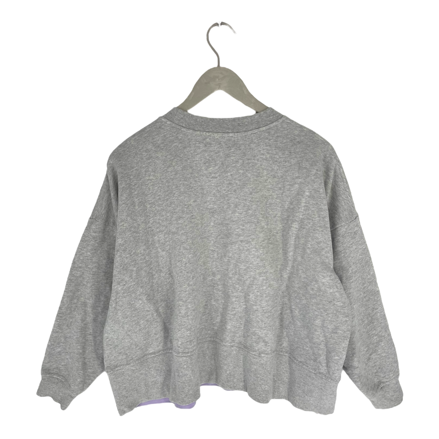 R/H mickey sweatshirt, grey and lilac | woman XS