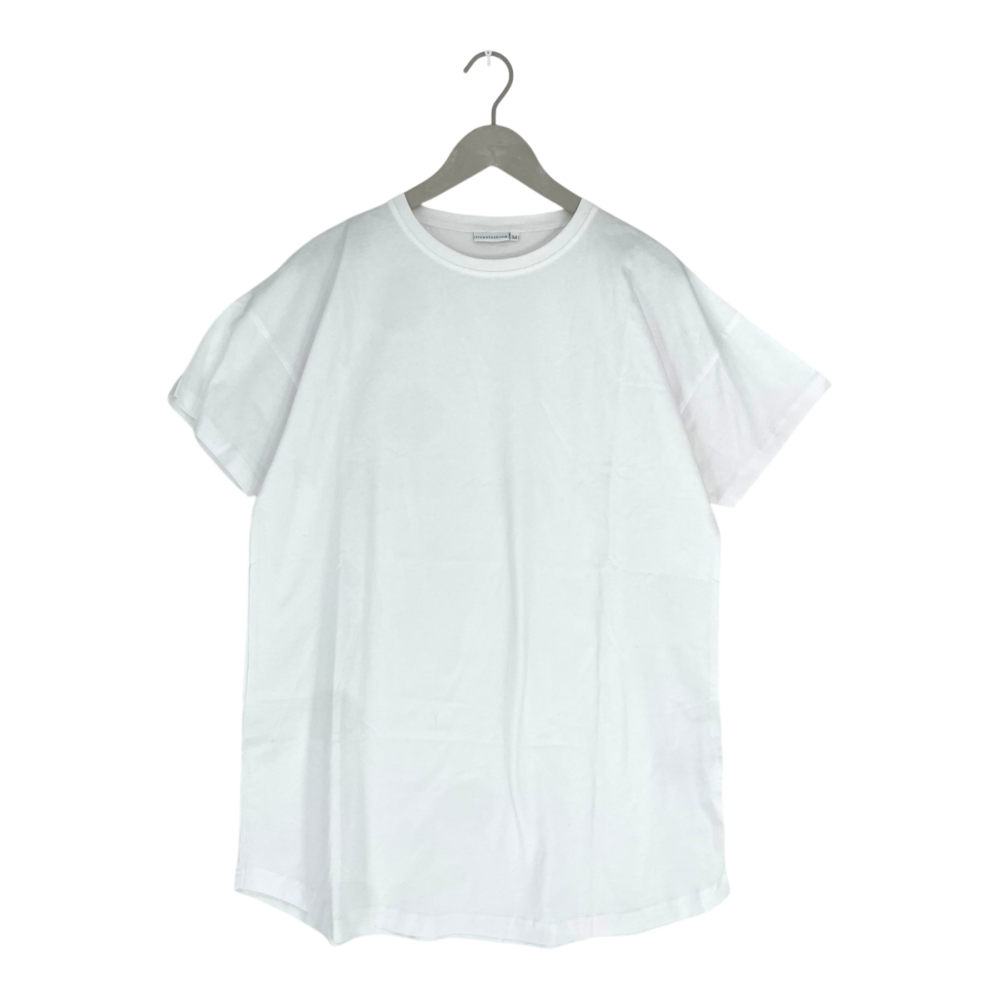 Riva Clothing muisto long t-shirt, white | unisex M