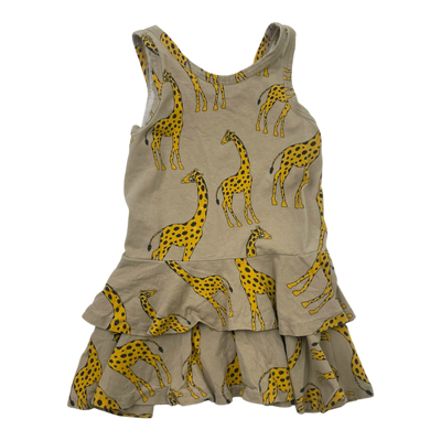 Mini Rodini sleeveless dress, giraffe | 92/98cm