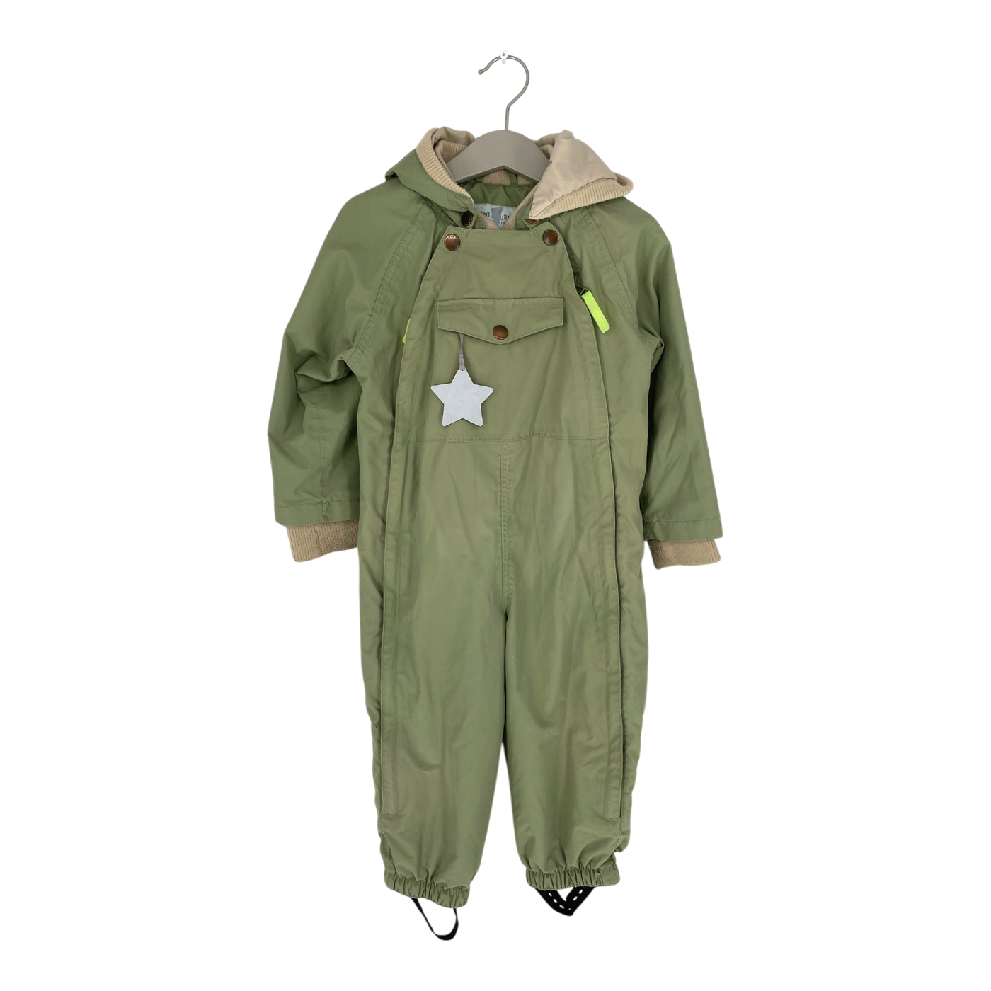 Mini A Ture wisto spring overall, green | 92cm