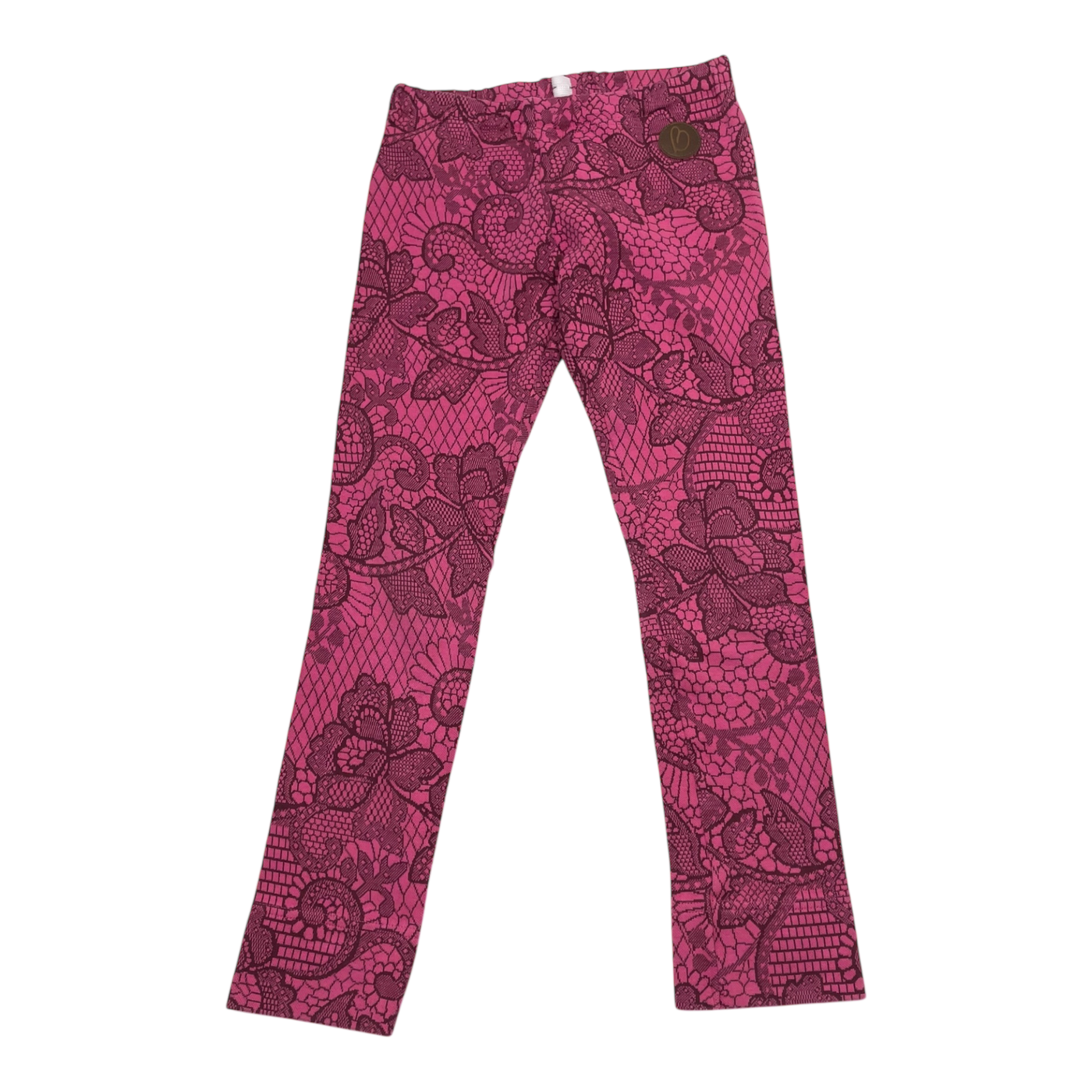 Blaa knitted leggings, hot pink | 122/128cm