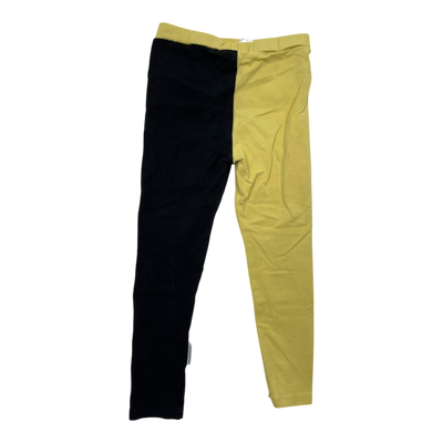 Gugguu block leggings, black and yellow | 92cm