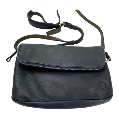 Harold's Bags leather chaza twosize handbag, dark blue