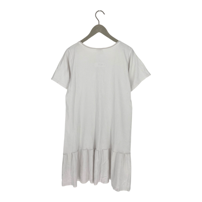Kaiko ruffle t-shirt dress, white | woman M
