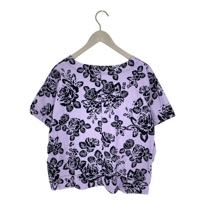 Ommellinen kolmio t-shirt, babushka roses | woman XXL