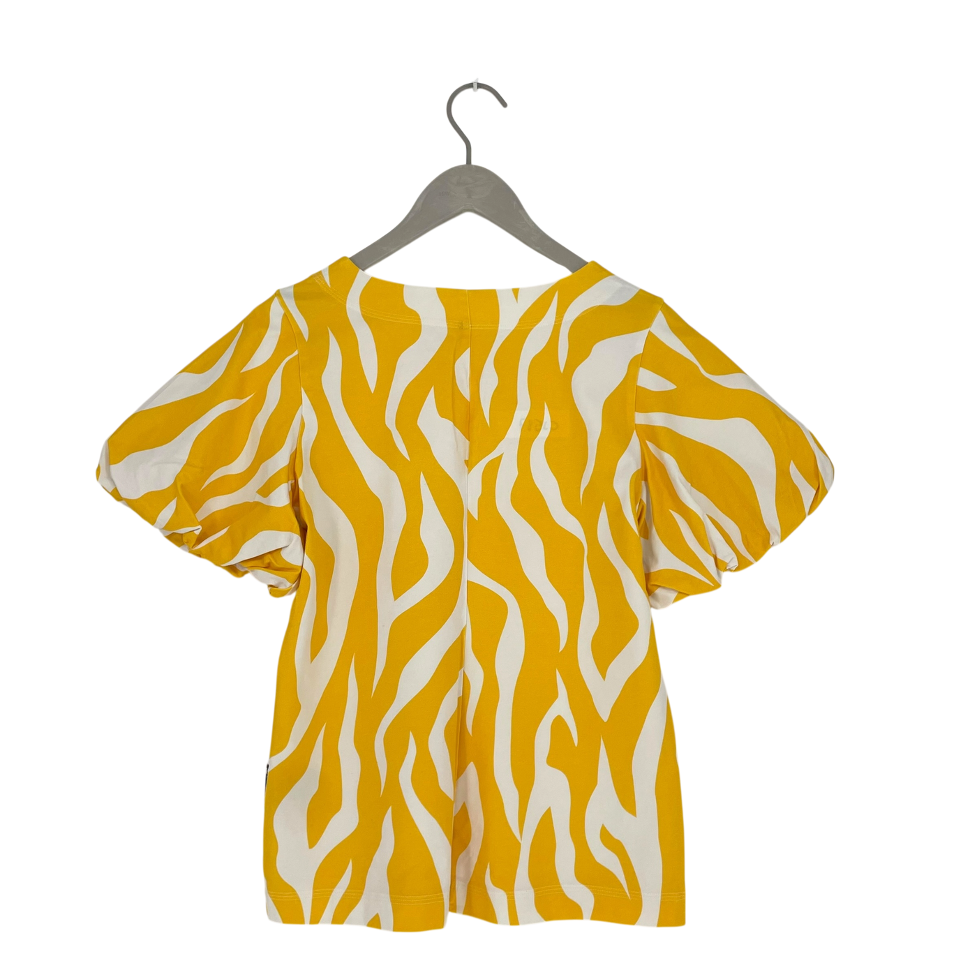 Ommellinen puffipaita t-shirt, amber/white | woman M