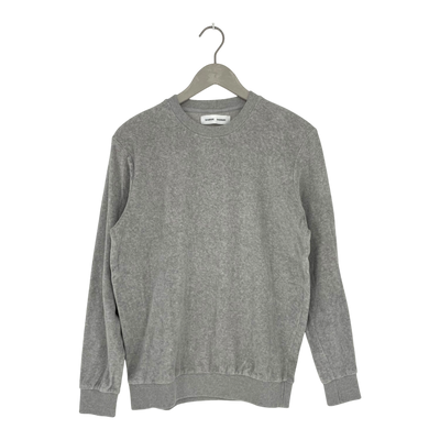 Samsøe Samsøe velour sweatshirt, silver | woman M