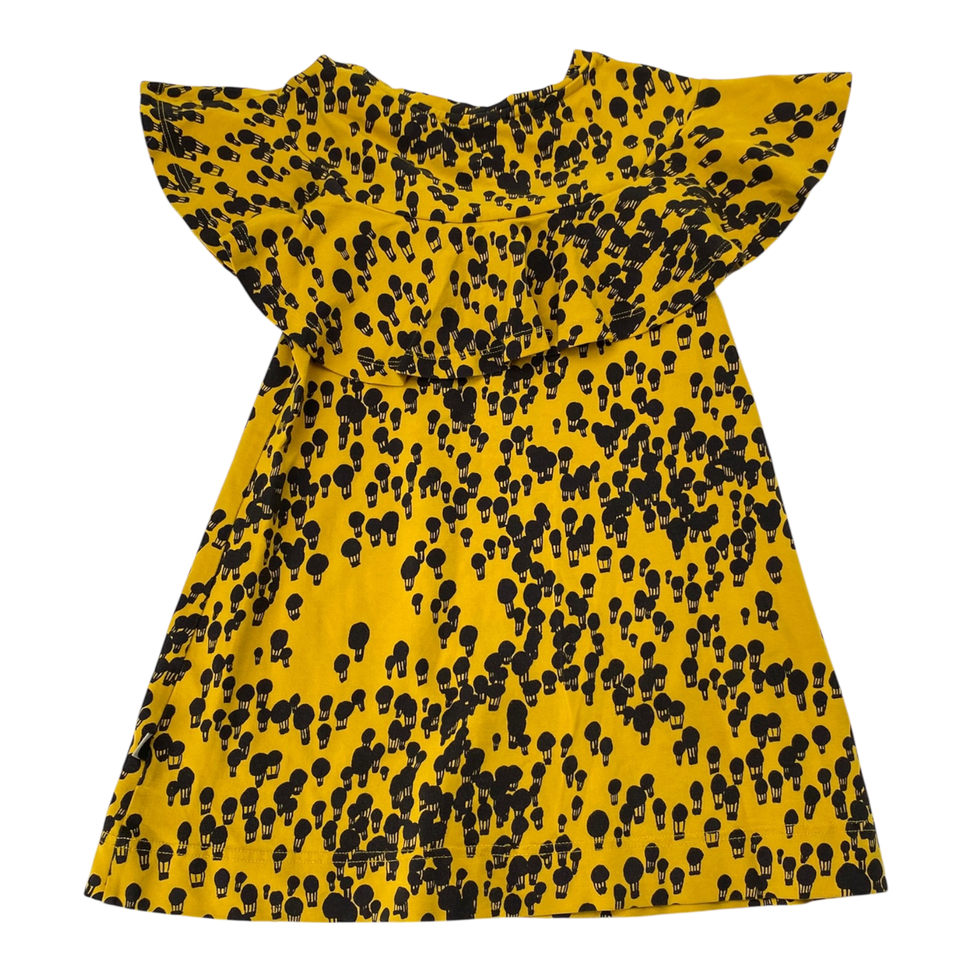 Papu frill dress, yellow | 98/104cm