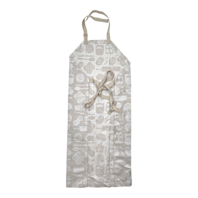 Lapuan Kankurit vehnäset apron, white/sand | onesize