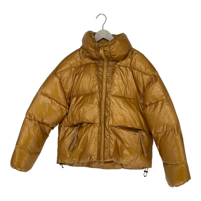 Embassy of Bricks and Logs millery puffer jacket, caramel | unisex S
