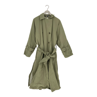 Embassy of Bricks and Logs casablanca trench coat, tea green | woman S