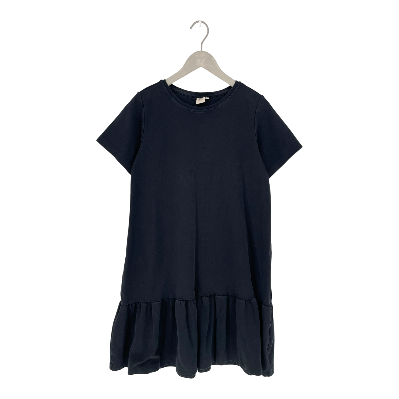 Kaiko ruffle t-shirt dress, black | woman S