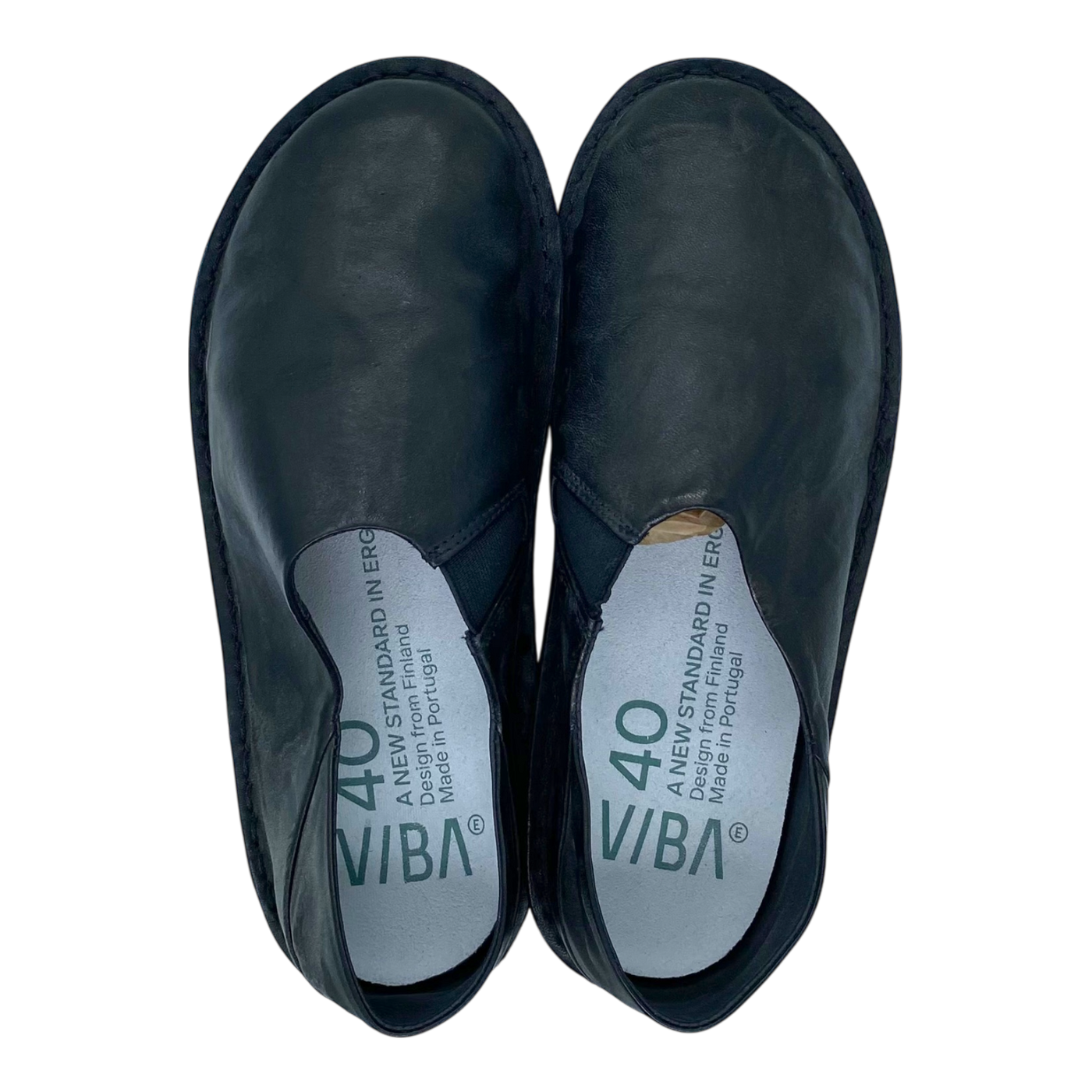 VIBAe Zuma leather shoes, preto black | 40