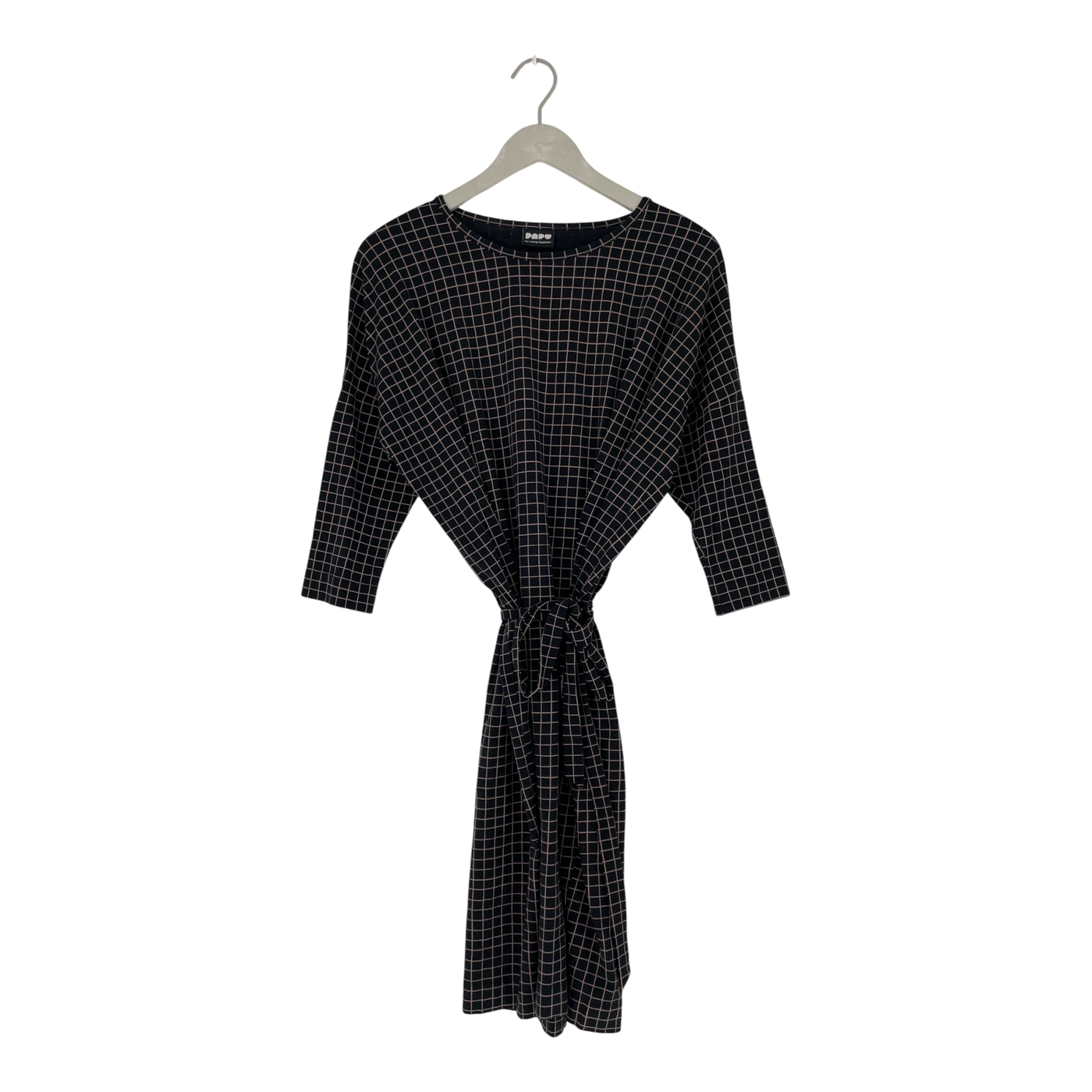 Papu tricot dress, tiny grid | woman S